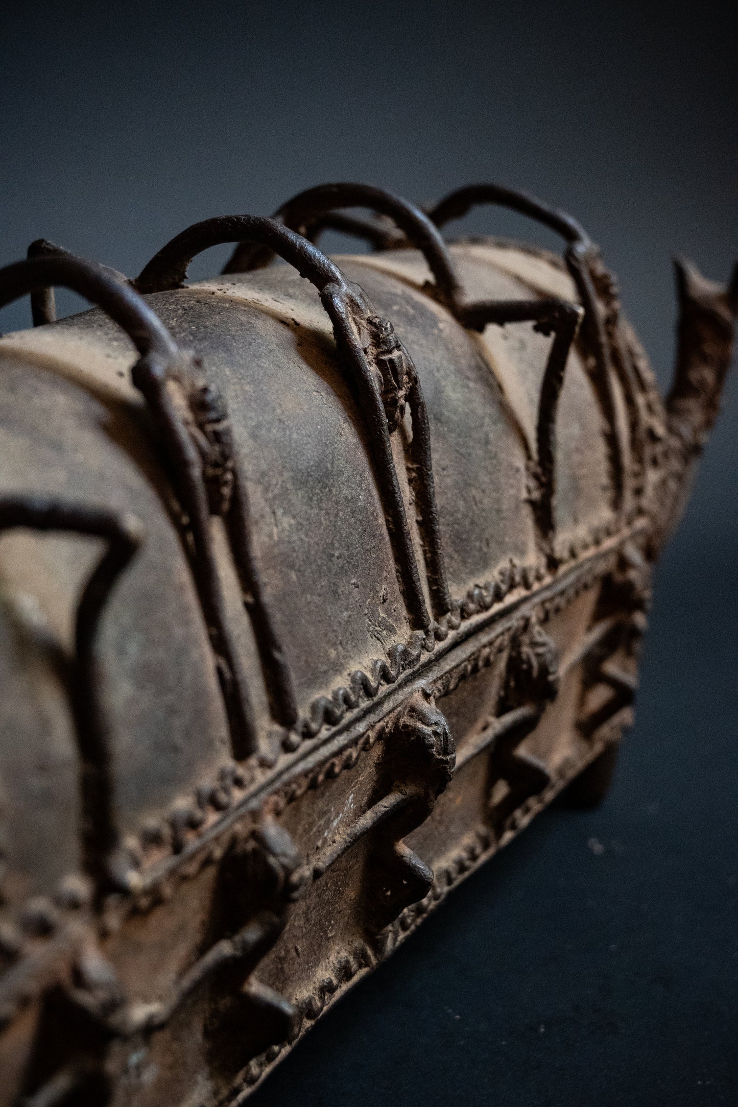 Bronze Dogon box from Mali