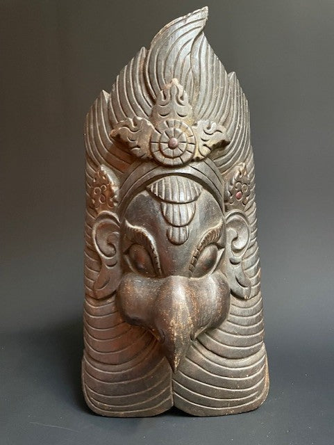 Garuda wall mask from Nepal