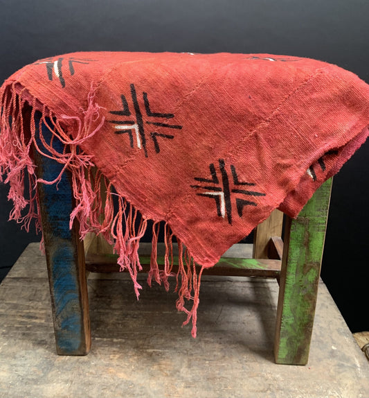 Bologan modderdoek uit Afrika -  rood - Rootz Gallery