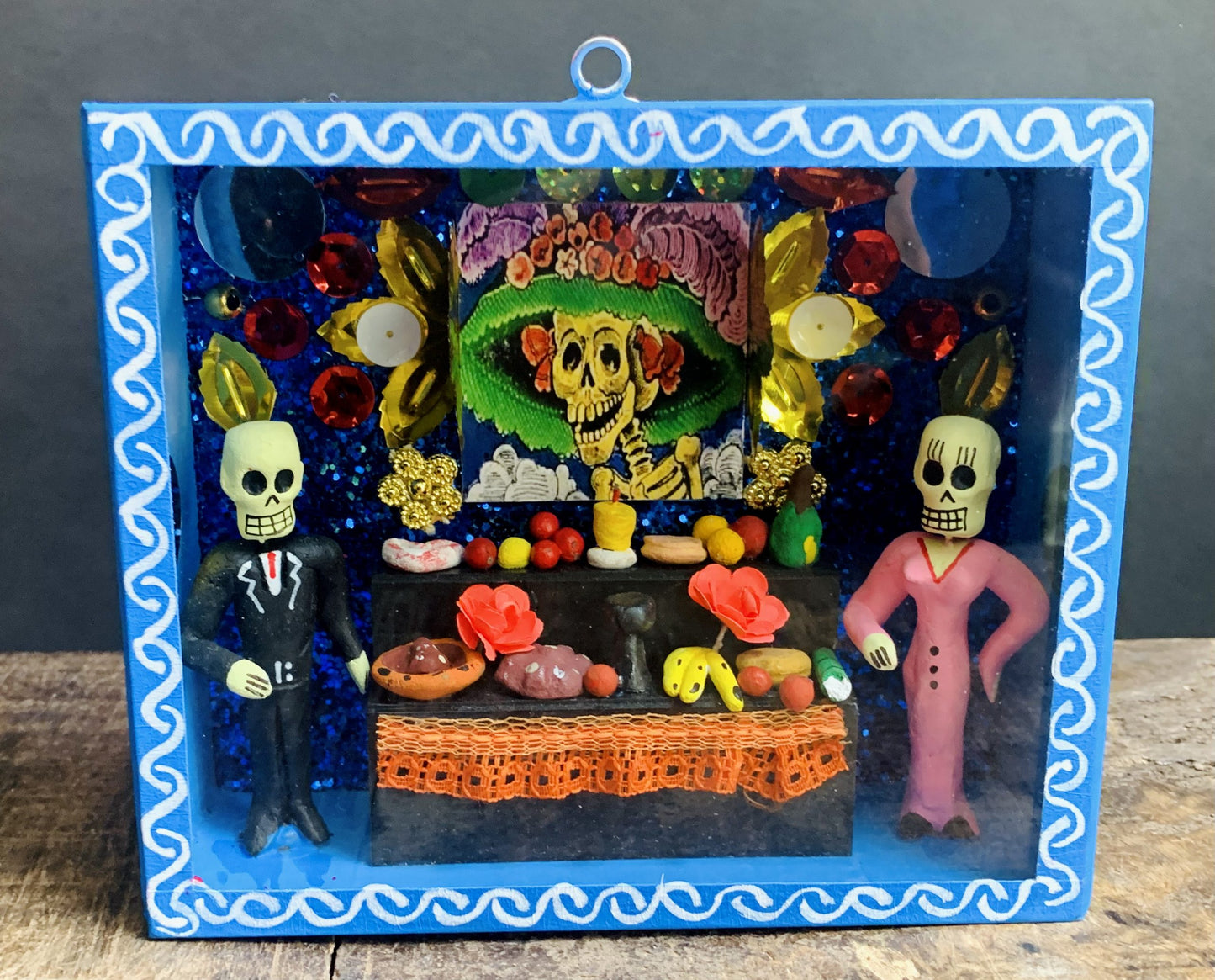 Diorama Dag van de Doden uit Mexico