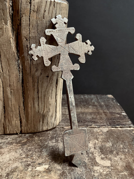 Iron hand cross from Amhara, 2nd half of the 19th century