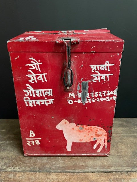 Grote Nandi donatiebox uit India