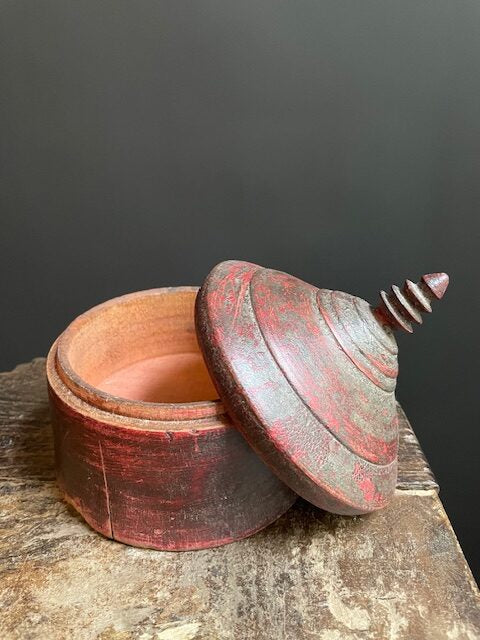 Red Tika Box from India