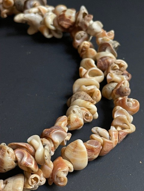 Long shell necklace from Papua New Guinea