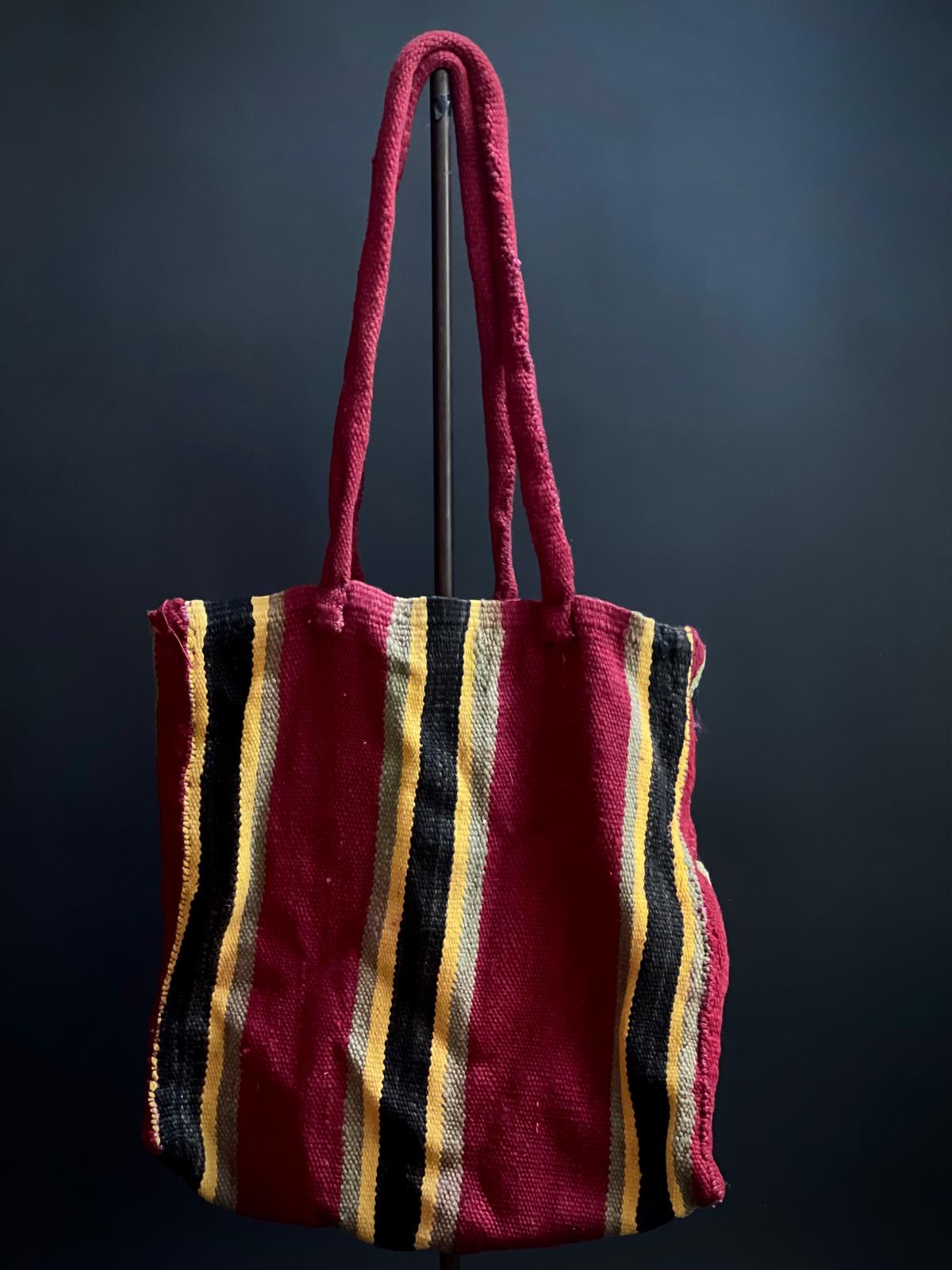 Wollen Amazigh (Berber) tas uit Marokko - Rootz Gallery