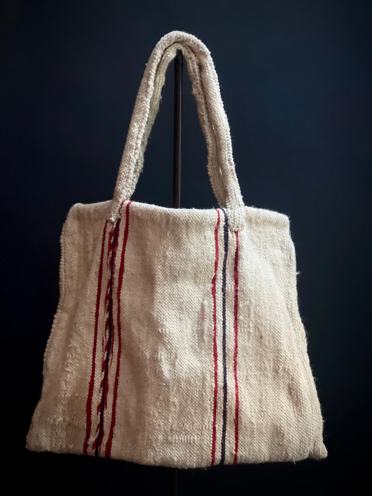 Wollen Amazigh (Berber) tas uit Marokko - Rootz Gallery