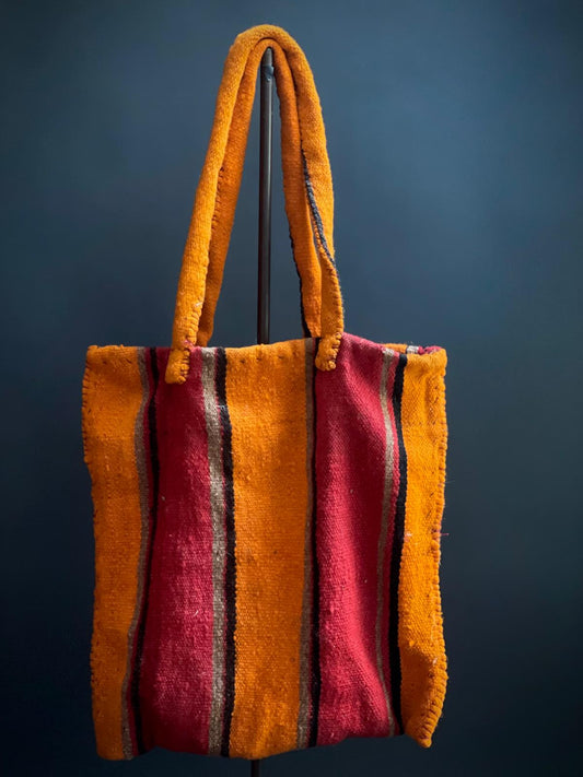 Wollen Amazigh (Berber) tas uit Marokko - Rootz Gallery