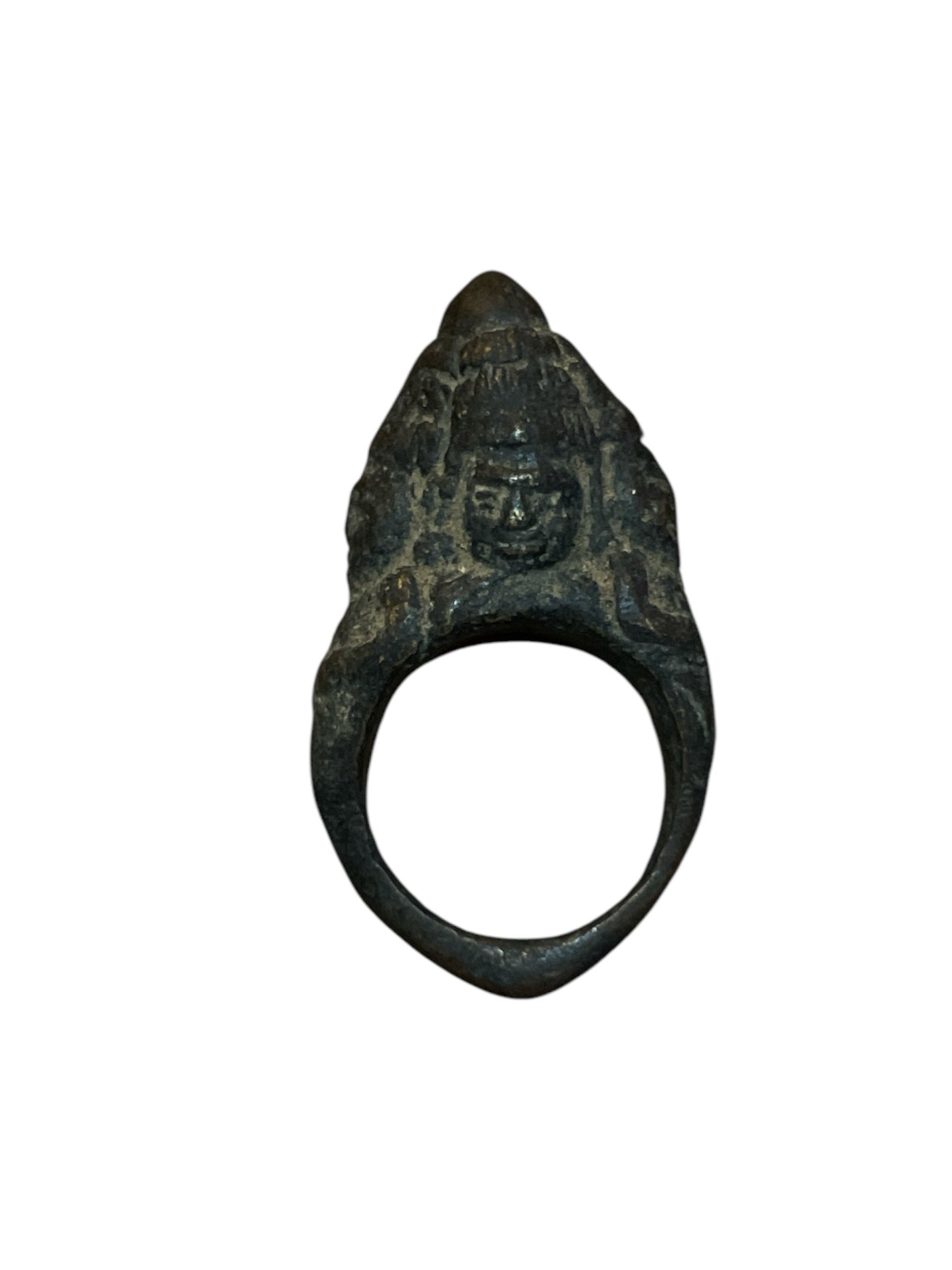 Boeddhistische ring uit Nepal - Boeddha hoofden