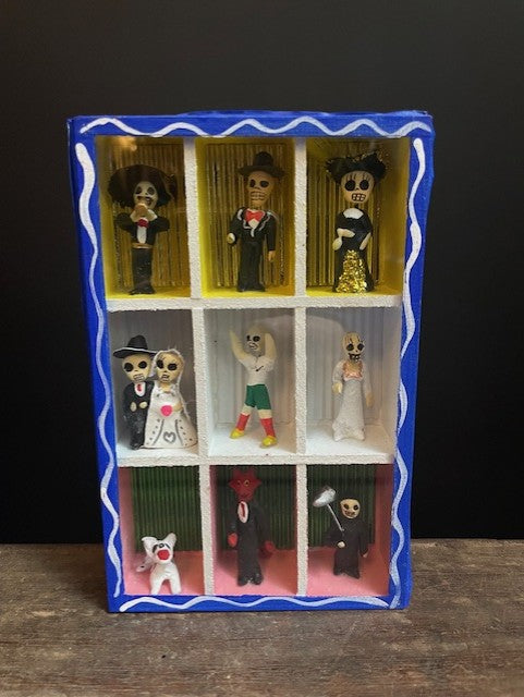 Diorama Day of the Dead from Mexico