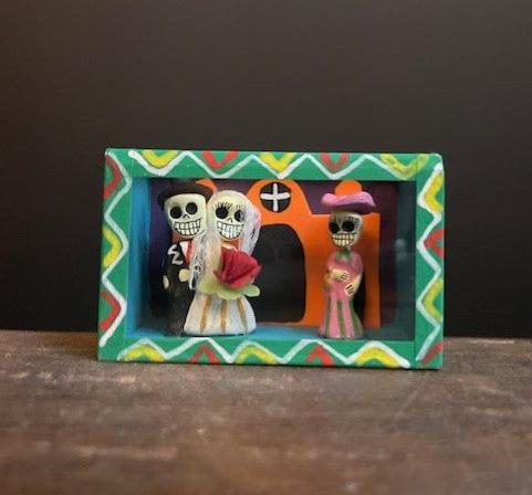 Diorama Day of the Dead from Mexico - Wedding