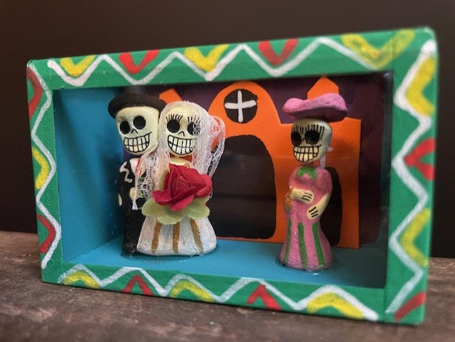 Diorama Jour des Morts du Mexique - Mariage