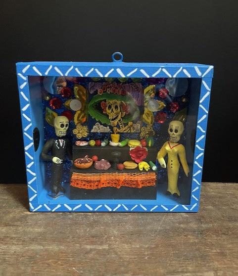 Diorama Dag van de Doden uit Mexico - Ofrenda