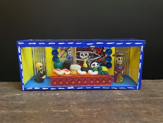 Diorama Day of the Dead from Mexico - Ofrenda