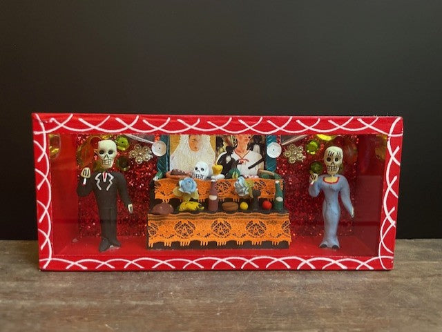 Diorama Dag van de Doden uit Mexico - Ofrenda