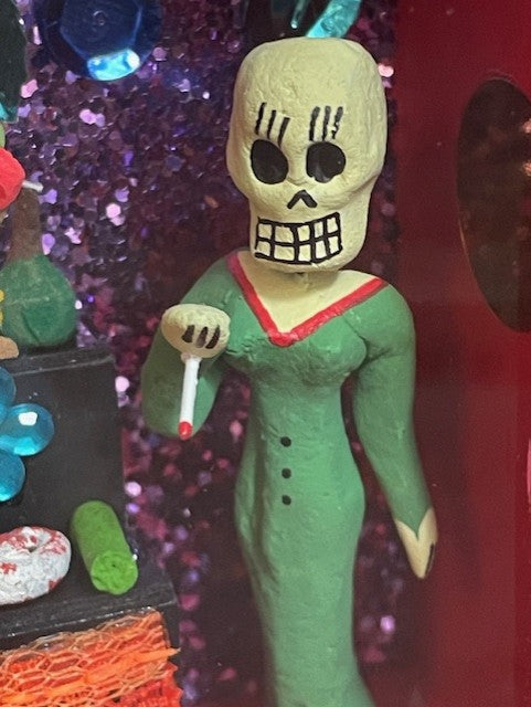 Diorama Dag van de Doden uit Mexico - Ofrenda