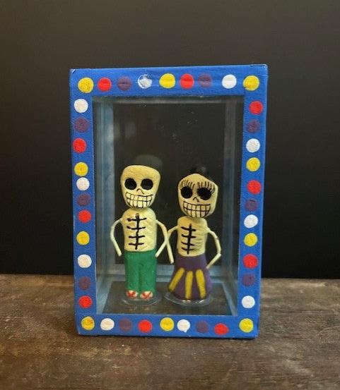 Diorama Day of the Dead from Mexico - Couple