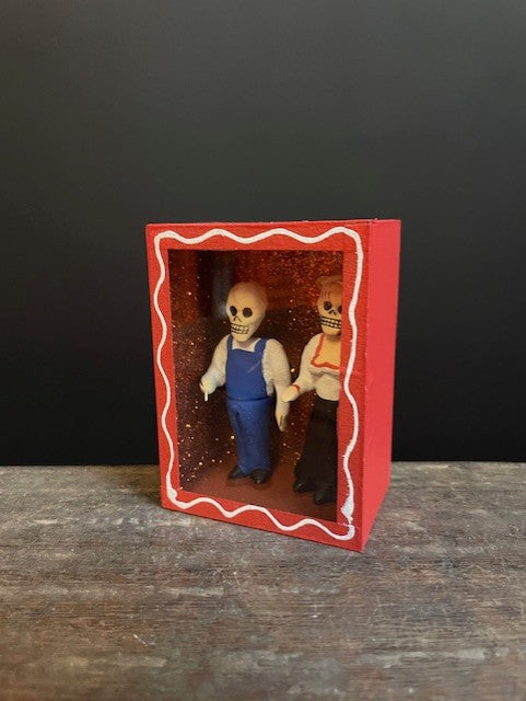 Diorama Day of the Dead from Mexico - Couple