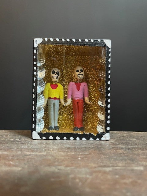 Diorama Day of the Dead from Mexico - Couple