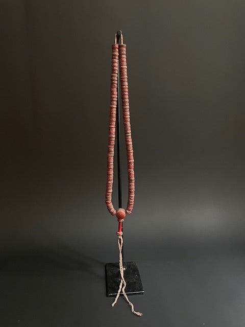 Kapala mala from Nepal - red