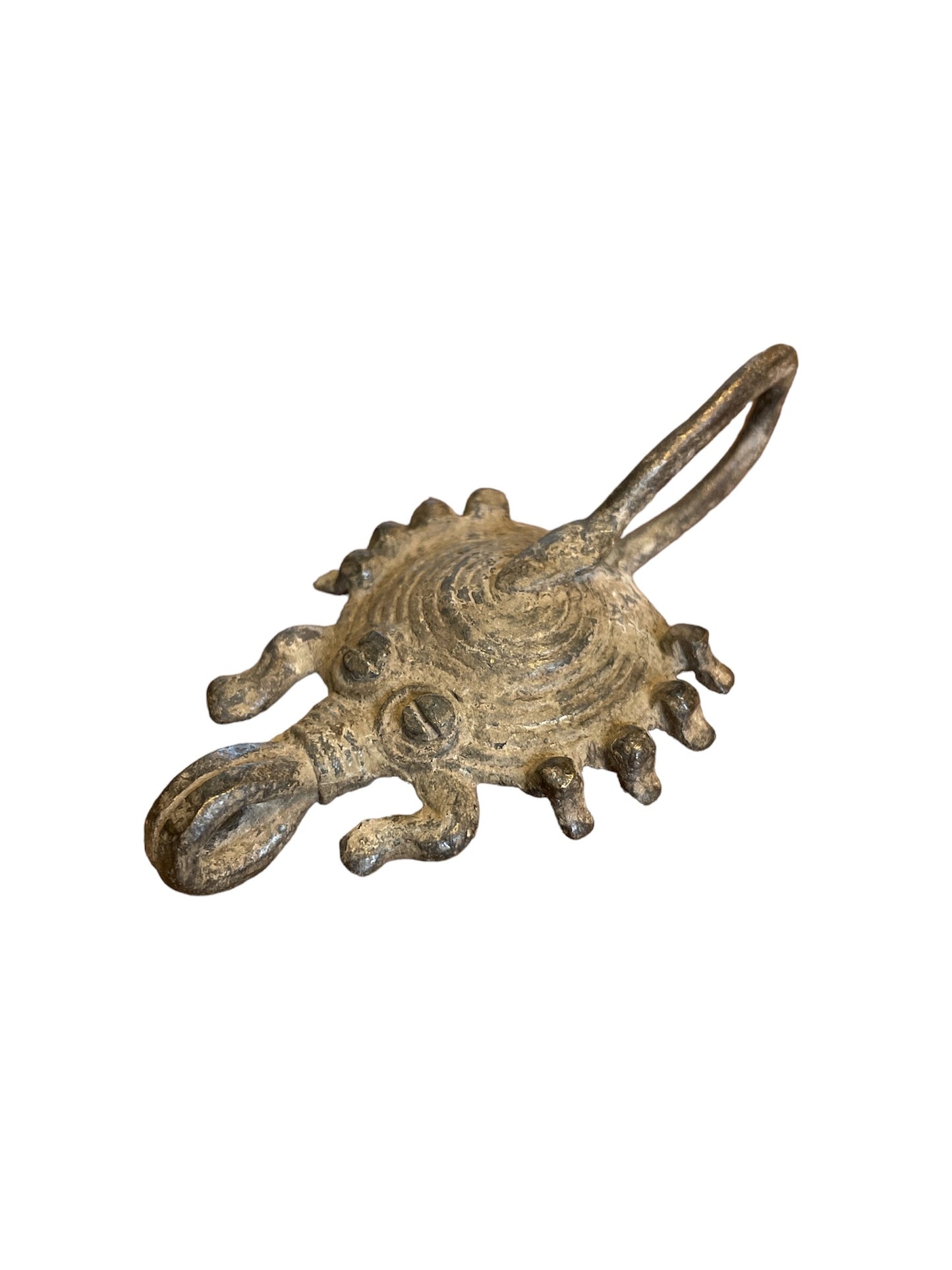 Amulette en bronze des Lobi du Burkina Faso - scorpion