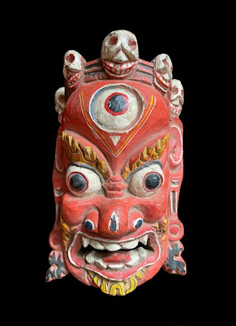 Mahakala masker - rood