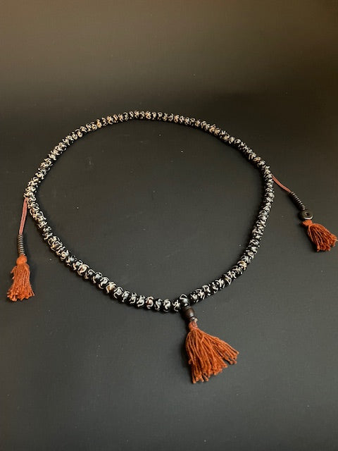 Long necklace from Nepal - mantra