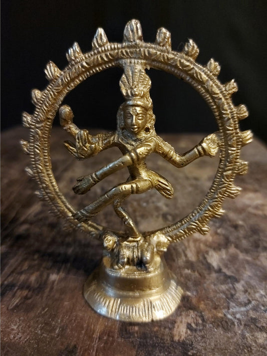 Dansende Shiva Nataraja uit India (10 cm) - Rootz Gallery