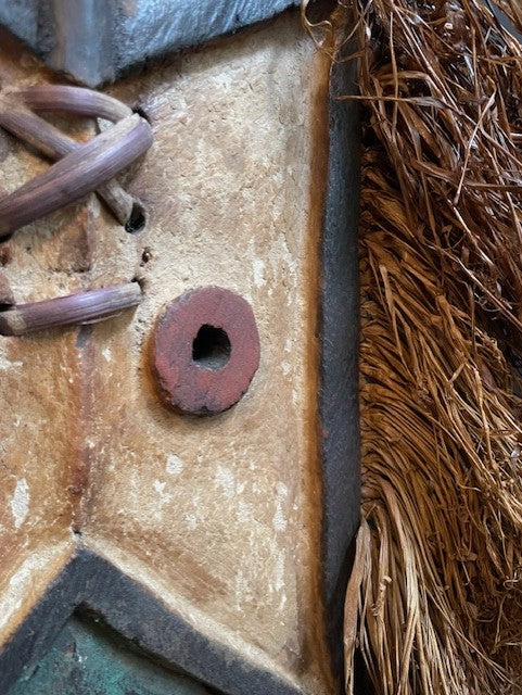 Toussian neushoornvogel plankmasker (Loniake) uit Burkina Faso