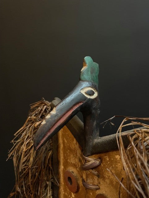 Toussian neushoornvogel plankmasker (Loniake) uit Burkina Faso