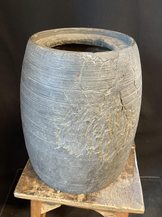 Grote, oude jakboter pot uit Nepal - Rootz Gallery