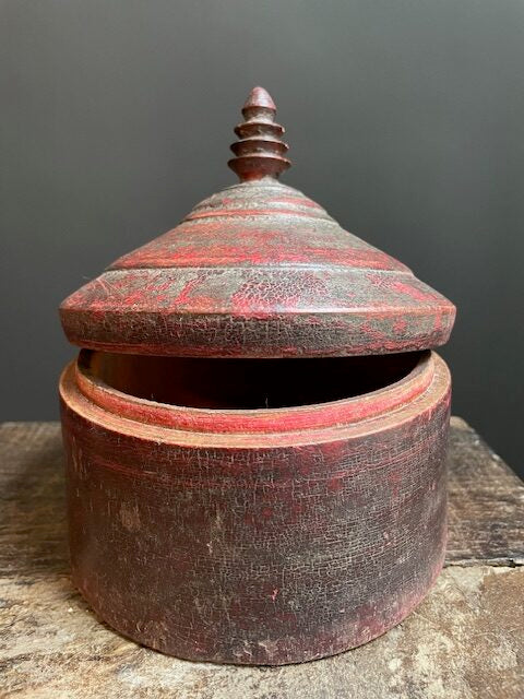 Red Tika Box from India