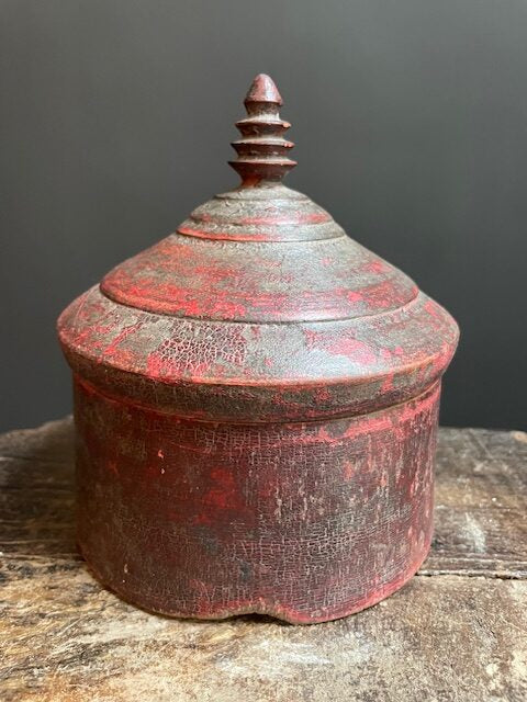 Red Tika Box from India