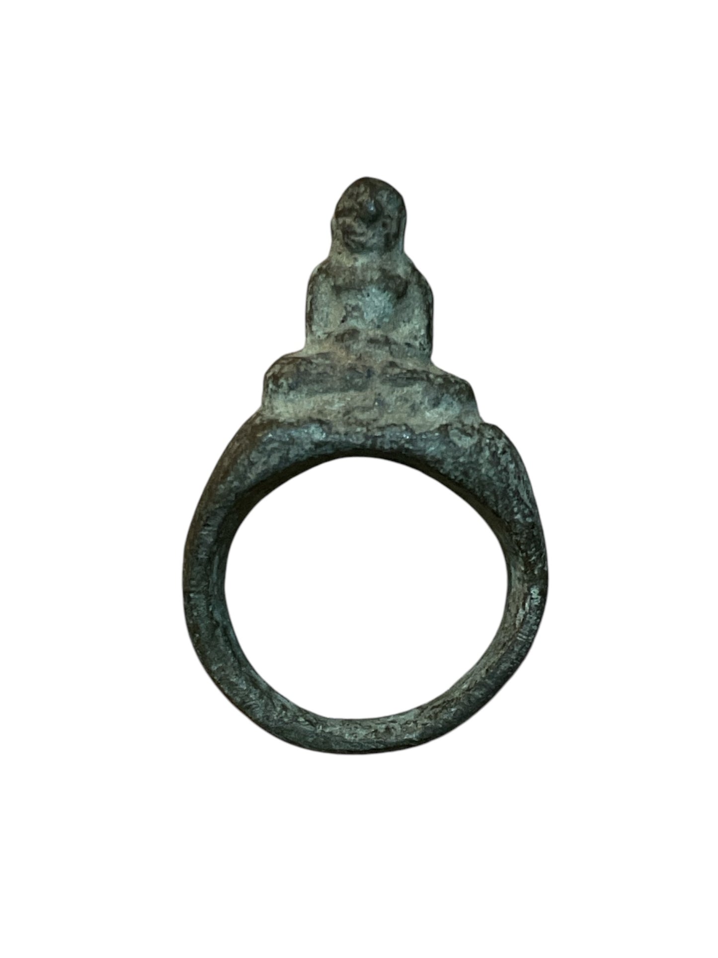 Boeddhistische ring uit Nepal - Boeddha