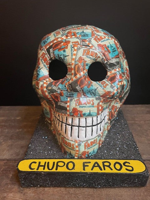 Day of the Dead Skull from Mexico (Chupo Faros)