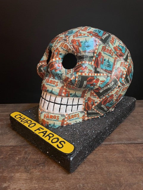 Day of the Dead Skull from Mexico (Chupo Faros)