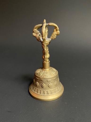 Temple bell from Nepal - lotus