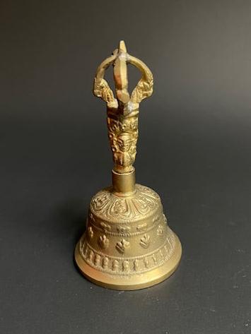 Temple bell from Nepal - lotus