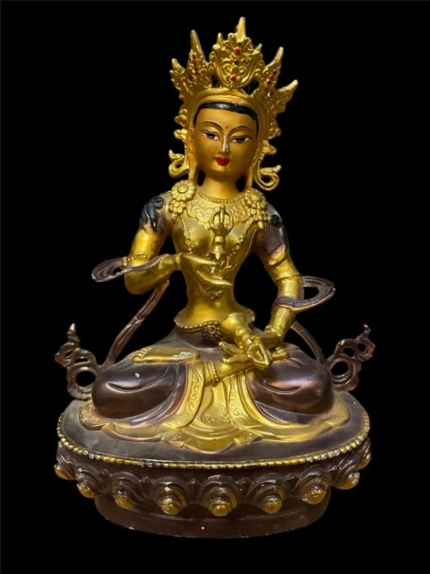 Vajrasattva visage doré