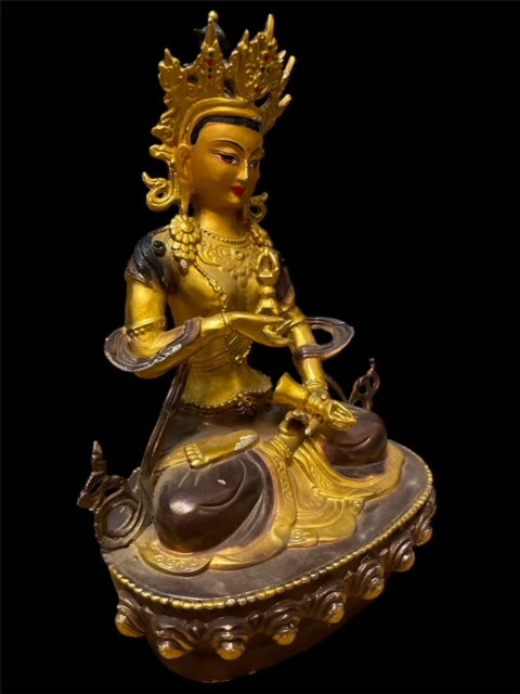 Vajrasattva visage doré