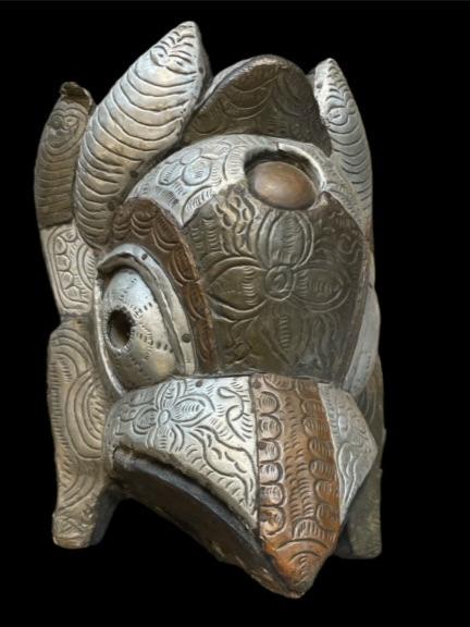 Garuda wall mask from Nepal