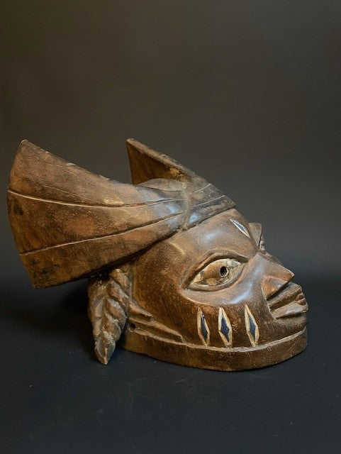 Articulated helmet mask of the Yoruba from Nigeria