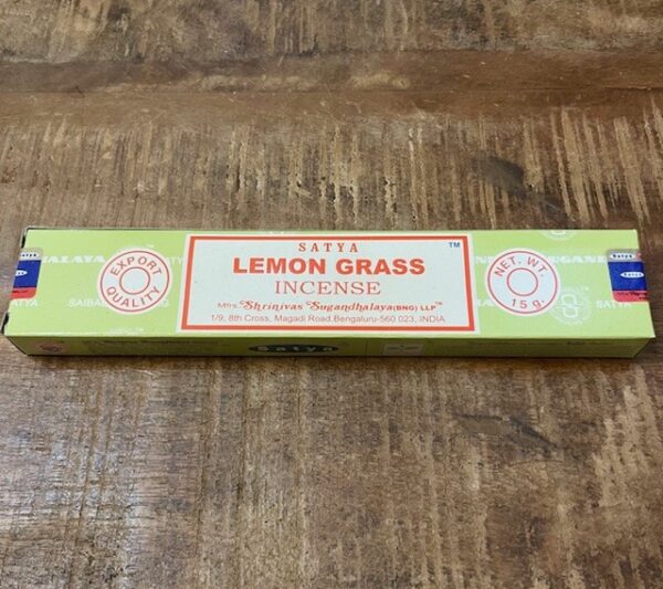 satya lemon grass incense