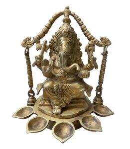 Ganesha Deepak with bells